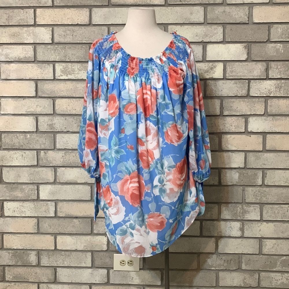 3for$20 Olivaceos blouse floral medium